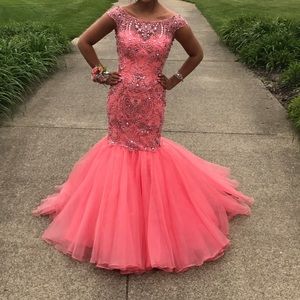 Mermaid prom dress